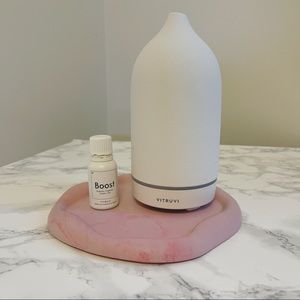 Concrete tray dish trinket pink marble